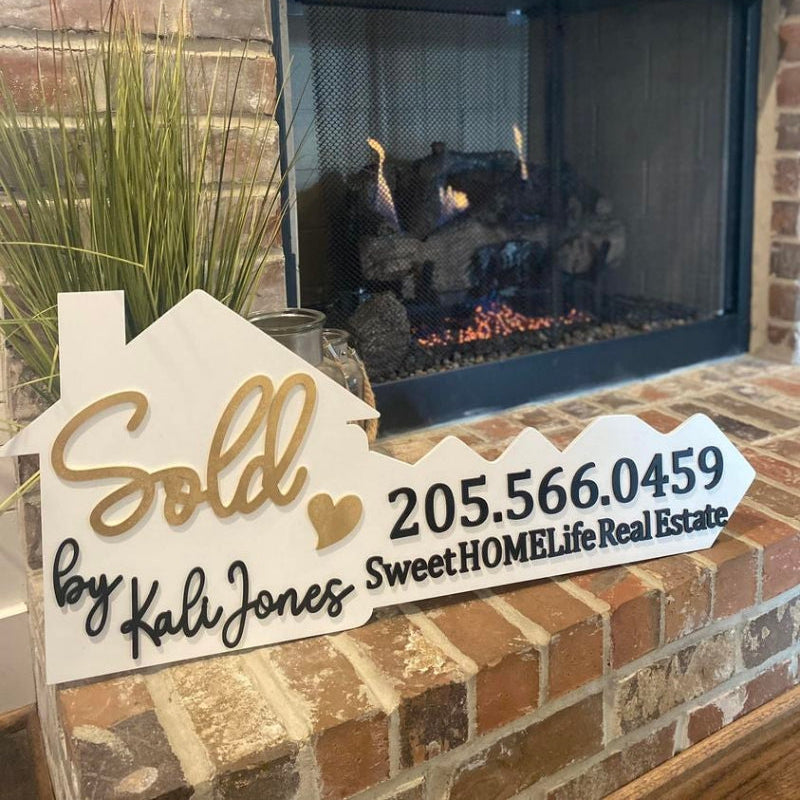 Realtor Key made as a photo prop for closing day.